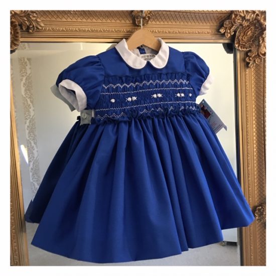 Royal Blue Smocked RB Dress