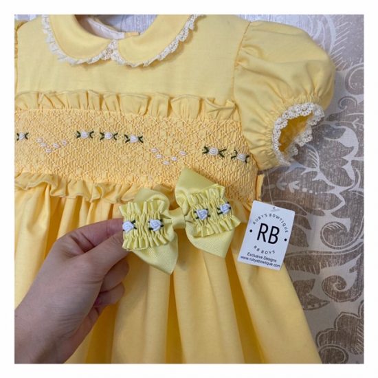 Double Smocked Easter RB Dress - Image 2