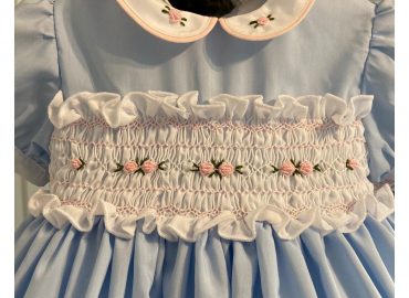 Baby Blue & Pink RB Smocked