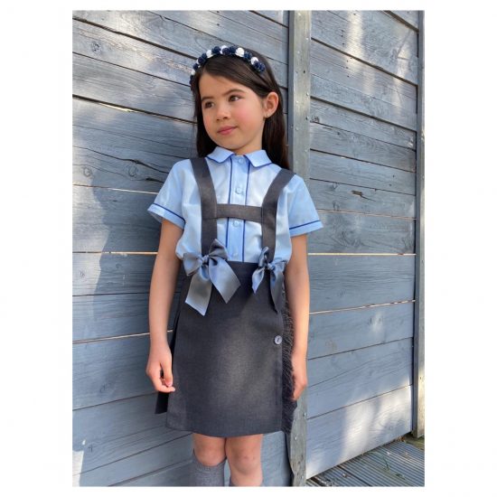 RB School H Bow Pinny