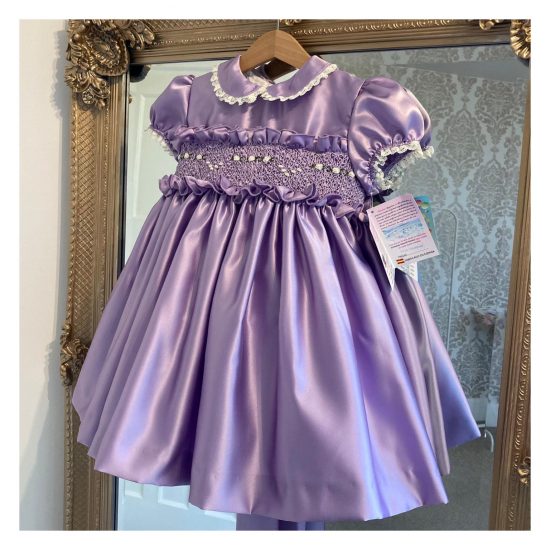 RB Blue Double Satin Smocked - Image 3