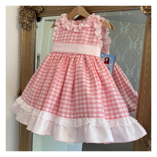 A Baby Pink Gingham RB Dress