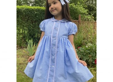 RB School Gingham Button Dress