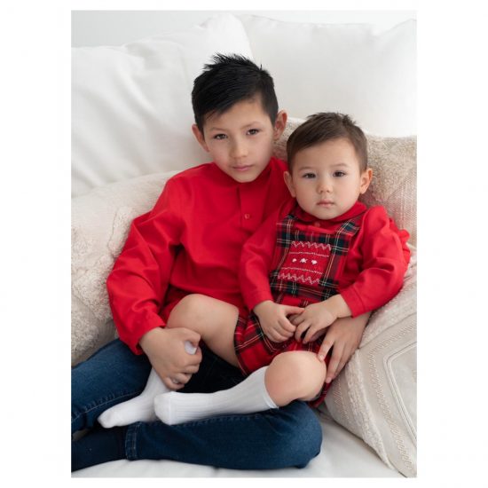 RB Tartan H Bar Smocked