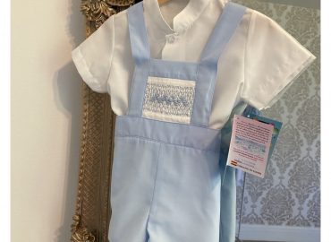 Blue RB Royal Smocked Set