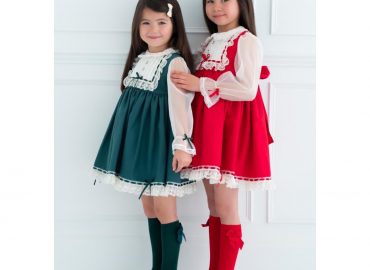 RB Green Bib Organza Dress