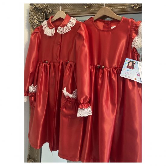 RB Christmas Satin Eve Set