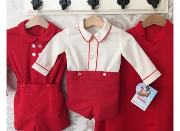 RB Piped Red Boys Set