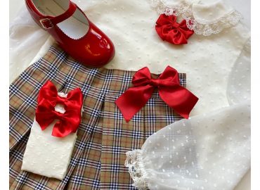 RB Burberry Style Skirt Set