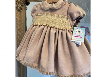 RB Camel Smocked Dress