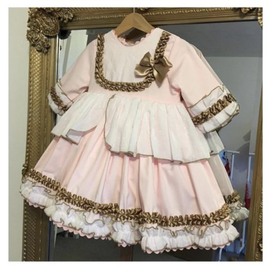 6Y Baby Pink Maria Luna Dress