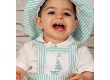 Sonata Boys Mint Smocked VE22-24