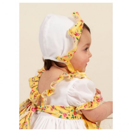 Sonata Yellow Floral with Apron VE22-28 - Image 3
