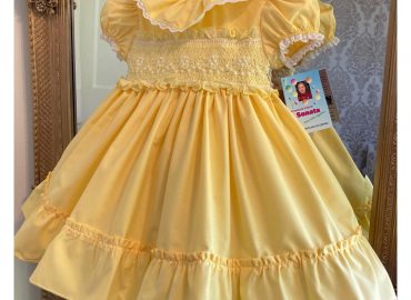 Easter Smocked Sonata Ruffle Dress