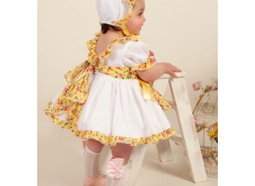 Sonata Yellow Floral with Apron VE22-28