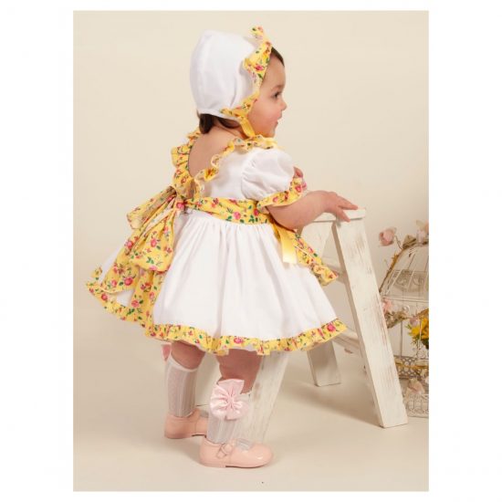Sonata Yellow Floral with Apron VE22-28