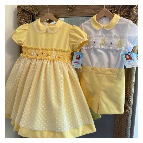 Easter Rabbit RB Smocked Tulle Dress - Image 4