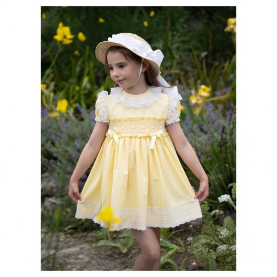 RB Isabelle Smocked & Lace Dress