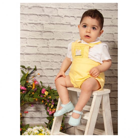 Sonata Boy's Smocked Bunny Set VE22-22