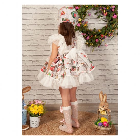 Sonata Print Ruffle Dress VE22-06