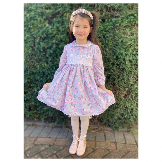 RB Easter Pink Bow Dress - Image 2