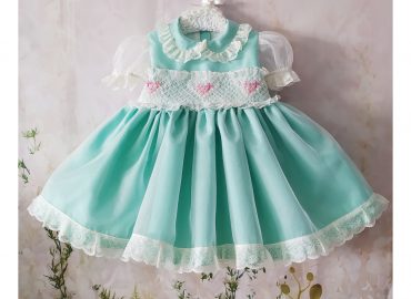 Sonata Mint Organza Smocked VE22-02