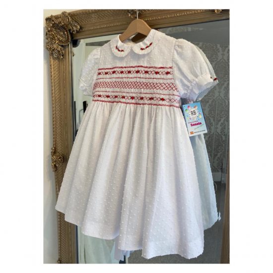 RB Triple Red Smocked Dress - Image 2