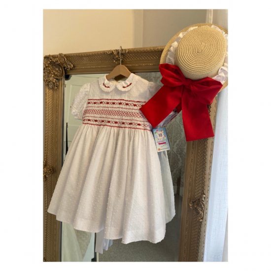 RB Triple Red Smocked Dress - Image 3