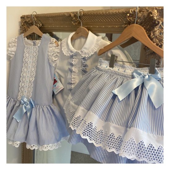 Blue RB Candystripe DW Dress - Image 3