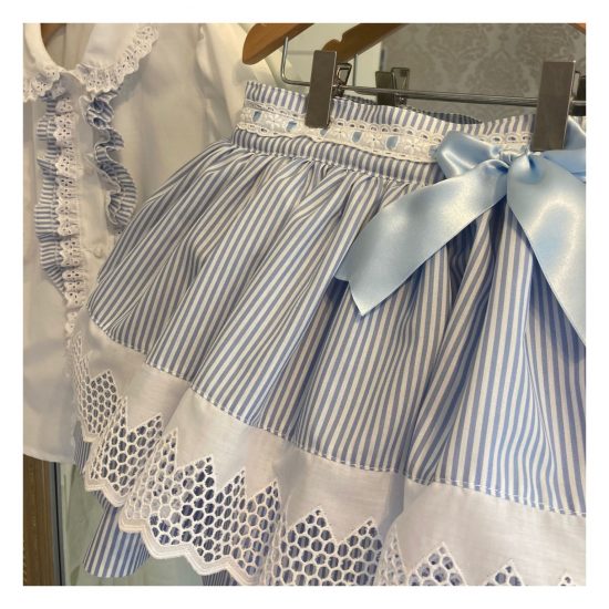 Blue RB Candystripe Skirt Set - Image 2