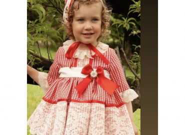 Sonata Red Checked Dress  IN22-04