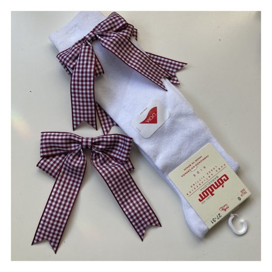 RB Burgundy Gingham Short Set - Image 5