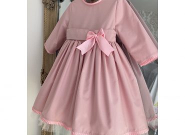 RB Dusty Pink Puffball Dress