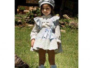 Blue Checked Skirt Set IN22-28