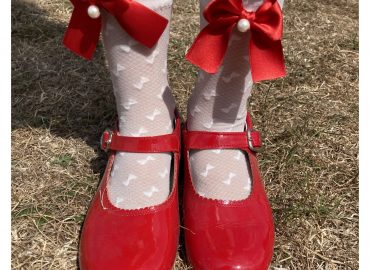 Christmas RB Lace Bow Socks