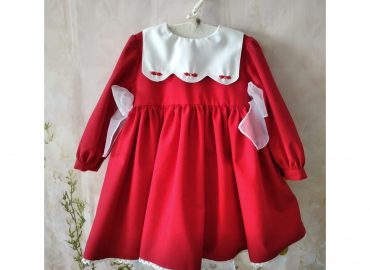 RB Valentines Flower Bib Dress