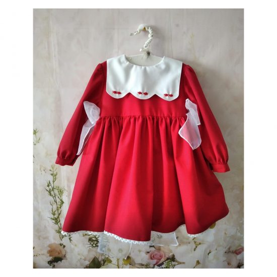 RB Valentines Flower Bib Dress
