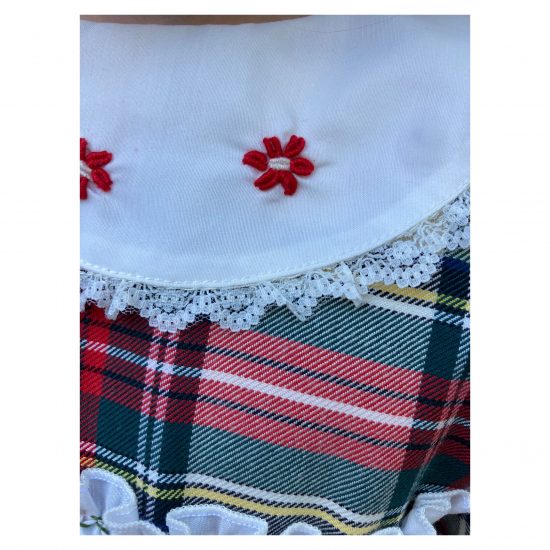 RB Green Tartan Smocked GEIN22-01 - Image 3