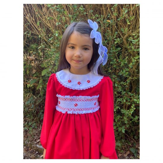 RB Red Smocked Dress GEIN22-10