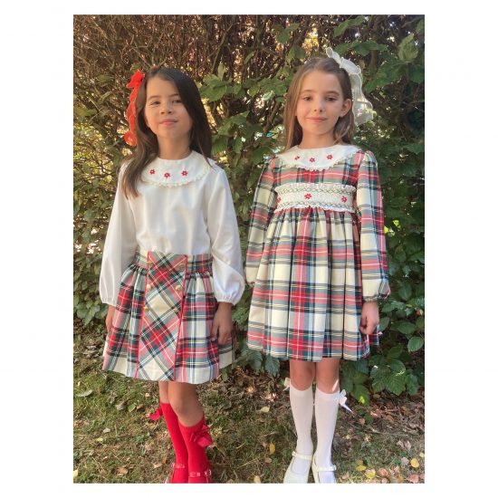 RB Green Tartan Smocked GEIN22-01 - Image 4