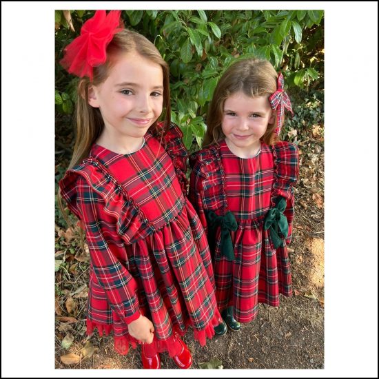 RB Red Tartan Tulle GEIN22-12 Dress - Image 3