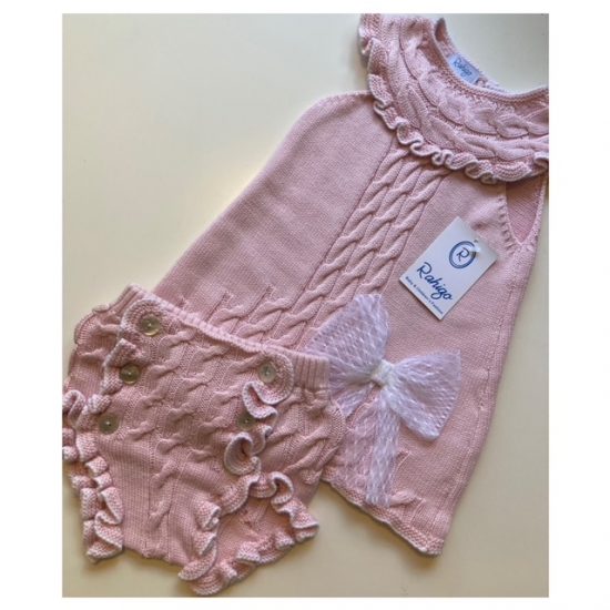 Rahigo Pink Knitted Set 18M