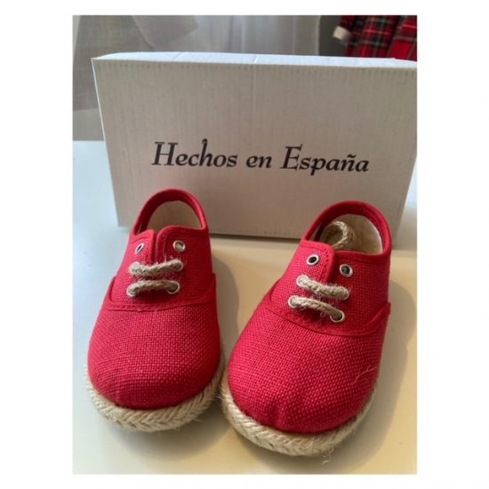 Red Canvas Size 23 (UK6)