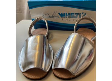 Silver Sandals Size 41