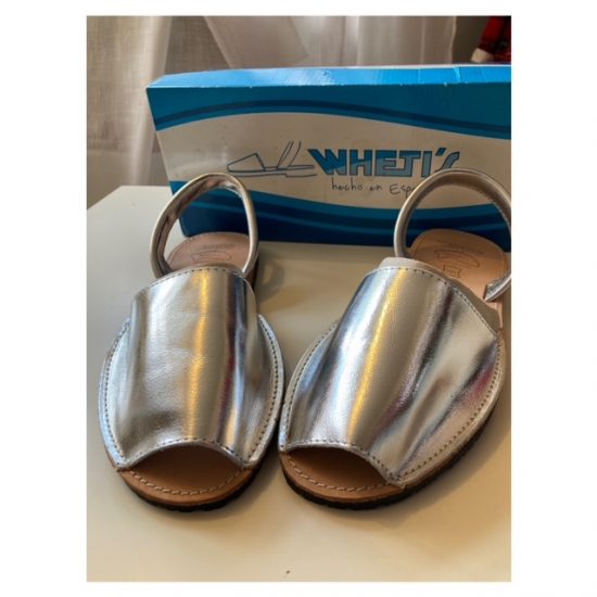 Silver Sandals Size 41