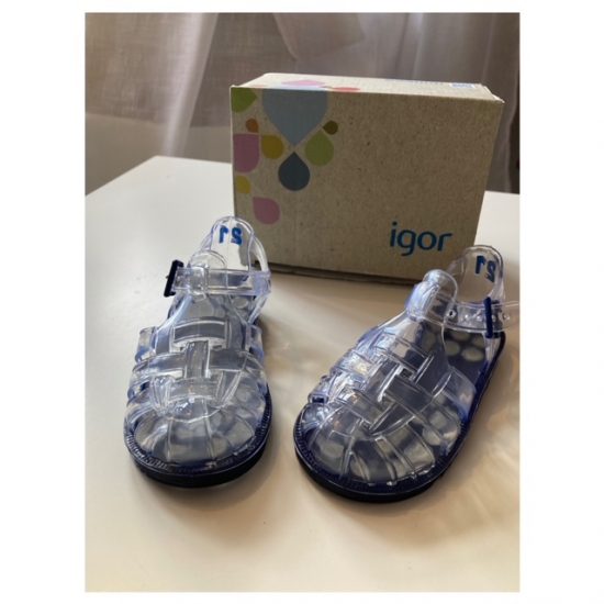 Navy Igor Size 21 (UK4.5)
