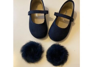 Navy Dolly Shoes Size 25 (UK8)