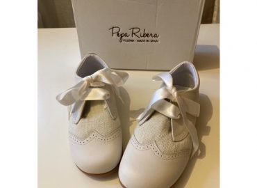 Beige Ribbon PR Shoe Size 28 (UK10)