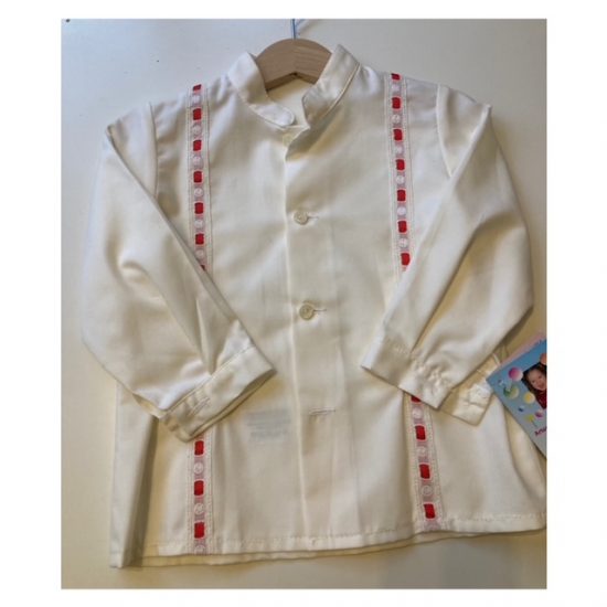 24M Sonata Shirt with Red Piping