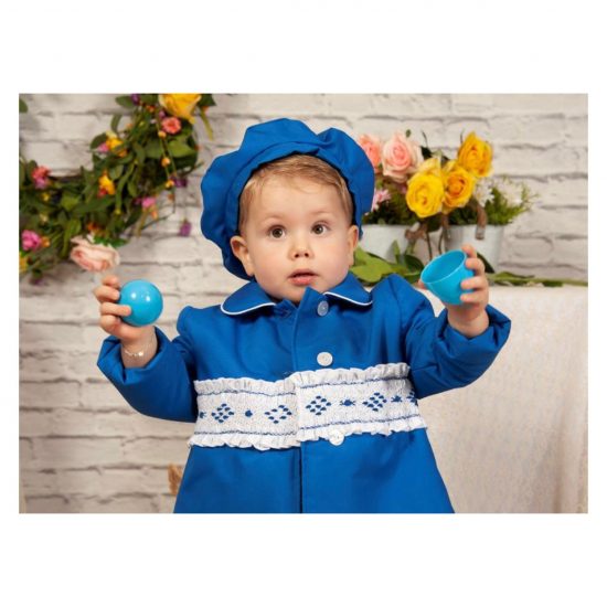 Sonata Boys Smocked Coat PC23-15 - Image 2
